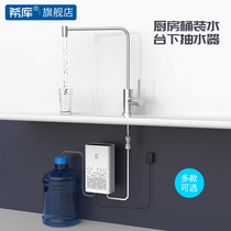 希库桶装水抽水器厨房水槽抽水龙头上水器加水管线机开水器抽水泵