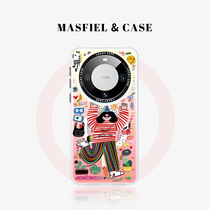 MASFIEL × 抓住快乐联名适用华为Mate60Pro手机壳Pura70磁吸支架mate50/40保护套30女款P60全包P40防摔P50