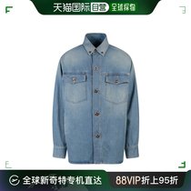 香港直邮Versace 衬衫式牛仔夹克 10086011A05561