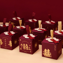 糖盒结婚喜糖盒子2024新款婚礼手提喜糖袋高级感糖果包装盒空盒子
