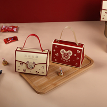 结婚喜糖礼盒成品含糖婚礼糖果套装盒子搭配好的喜饼喜枣专用婚糖