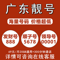 广东广州深圳电信手机电话靓号号码选号豹子号吉祥生日连号电话卡