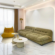 广东佛山云朵沙发意式极简布艺奶油风羽绒客厅科技布沙发家具