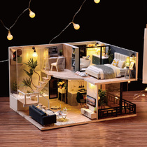智趣屋diy小屋3d立体手工拼装LOFT公寓模型创意男女朋友生日礼物