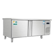 商用大容量超大卧式1.8米擀作桌冰箱操作台1R米面冰柜带工2台