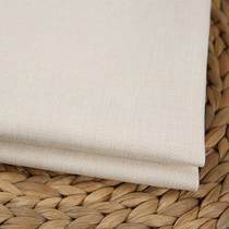 素色加厚亚麻沙发布料纯色棉麻田园面料桌布抱枕坐垫背景软包Q