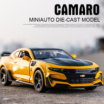 大黄蜂科迈罗跑车合金车模1:32金钢变形玩具车摆件仿真汽车模型