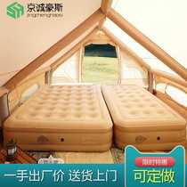 充气床垫户外露营帐篷充气床野外加厚野营全自动双人气垫床全自动