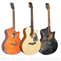 厂家玫瑰木单板吉他送全套配件41寸电箱木吉他民谣乐器