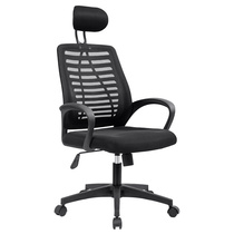新款办公电脑椅职员椅办公室椅子靠背员工椅转椅舒适久坐不累钢脚