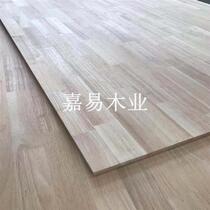 泰国橡胶木板材指接板实木拼接集成板家具衣柜板定制楼梯台面板