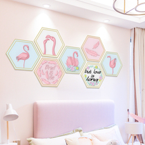 3d立体墙贴墙纸自粘卧室温馨女孩网红房间墙面装饰品贴纸床头改造