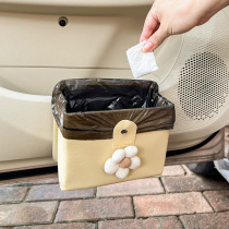 车载垃圾桶袋汽车收纳袋可折叠车门挂式多功能储物袋汽车收纳用品