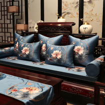 现代中式红木沙发垫古典实木家具坐垫罗汉床圈椅垫子靠背防滑定做