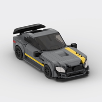 汽车模型 奔驰AMG GTR 适用乐高积木 拼装玩具男孩礼物 小型摆件