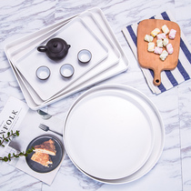 欧式托盘长方形家用茶具盘杯盘水果盘客厅创意面包盘早餐盘圆盘子