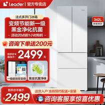 海尔智家leader342L法式多门双开四门一级家用无霜超薄嵌入式冰箱