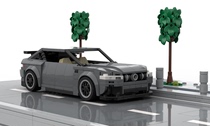 MOC积木汽车适用乐高 奔驰AMG GT63s跑车模型speed 8格车拼装玩具