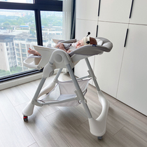 卡曼宝宝餐椅吃饭椅子多功能婴儿餐桌椅家用便携折叠坐躺宝宝座椅
