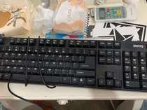 樱桃轴黑轴机械键盘,明基天机镜KX890二手键盘,德国樱桃