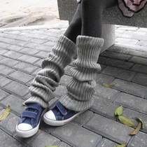 春秋冬针织毛线加长护腿袜套保暖脚套堆堆袜jk护小腿辣妹日系学生