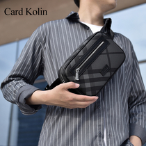 CardKolin男胸包斜挎包男士腰包韩版时尚单肩包防水耐磨挂包潮牌