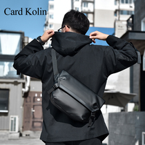 CardKolin男士斜挎包大容量潮流机车包男牛津布单肩包休闲帆布包