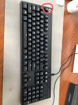 罗技610机械键盘 樱桃红轴 二手