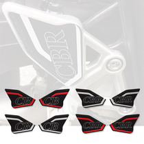 适用本田CB650R CBR650R 改装脚踏保护贴 左右一对车贴 防滑贴纸