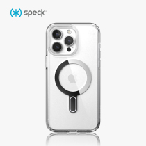 Speck适用于iPhone 15 Pro Max手机壳Presidio2 Clear系列透明Magsafe磁吸锁扣版