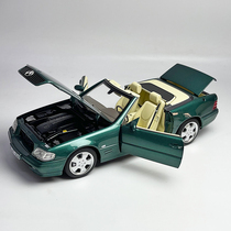 诺威尔1:18奔驰 benz SL500 1999 绿色 合金汽车模型敞篷汽车模型