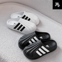 阿迪达斯Adidas adiFOM Superstar贝壳头休闲包头凉拖鞋 IF6184