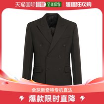 香港直邮潮奢 Versace 男士双排扣羊毛夹克