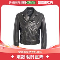 香港直邮潮奢 Versace 男士皮革机车夹克