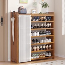 家用室内简易鞋架儿童小型多层实木鞋子收纳柜子现代简约门口鞋柜