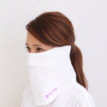出口高品质女款防晒护颈护耳面罩防紫外线透气防晒面罩