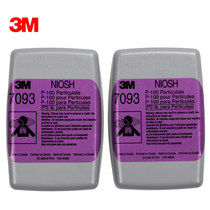 3M正品 7093cn P100高效滤尘盒防玻璃纤维极细粉尘颗粒物焊接烟尘
