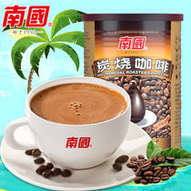 海南特产南国食品炭烧咖啡450g罐装香浓醇厚浓烈速溶咖啡粉冷热饮