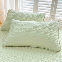 新款夹棉枕套一对装家用48x74cm防水枕头套单个枕头枕芯内胆套装2