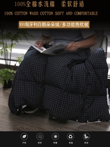 定制羽绒抱枕被两用车载车用加厚鹅绒被子折叠靠枕沙发办公室午睡