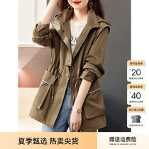 XWI/欣未风衣外套女2024年春季新款气质时尚修身洋气高级质感上装
