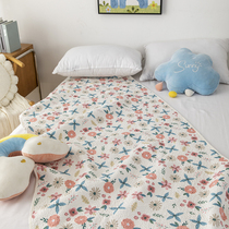 韩国学生宿舍单人床盖双面两用纯棉斜纹上下铺夹棉床单可洗铺沙发
