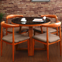 现代简约咖啡洽谈茶几餐台座椅子喝茶桌子休闲吧台一套装桌椅组合