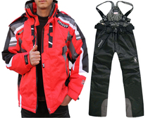 新款Spiderco/蜘蛛 滑雪服套装外套防水防寒超保暖男士滑雪衣裤
