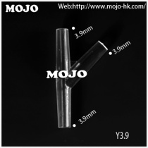 摩乔 Y型斜三通 透明ABS接头 MJ-Y3.9 塑料软管接头 分水头
