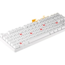 艾石头FE87/104o 电竞游戏机械键盘红轴RGB客制化键热插拔办公白