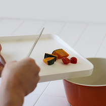 日本进口防滑切菜板砧板塑料菜板水果板带隔水拦可洗碗机消毒柜