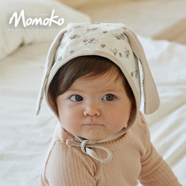 婴儿帽子秋冬款男女宝宝胎帽新生儿帽护头纯棉可爱耳朵幼儿套头