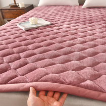 冬季牛奶绒床垫加厚保暖床单单件软垫床铺垫褥子冬天珊瑚绒榻榻米