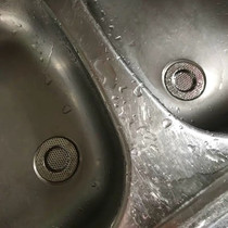 。2个装 不锈钢小过滤网浴室地漏阳台下水口小号滤网洗手盆隔渣网
